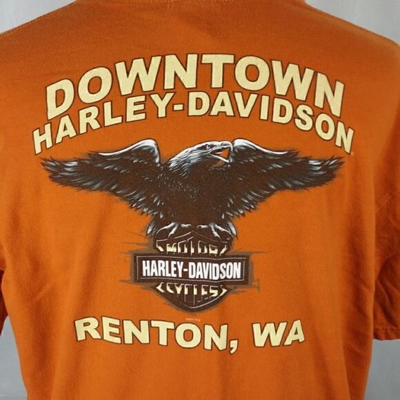 Harley Davidson Renton Washington Tee - Picture 4 of 7